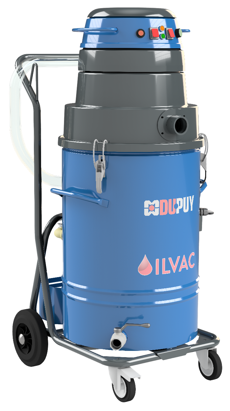 Oilvac100 Aspirateur industriel compact pour huile et copeaux