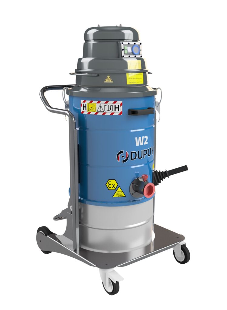 W2 1/3D - ATEX-certified industrial vacuum cleaner for medium explosion ...